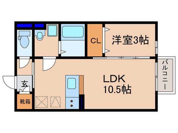 メゾンかやのの物件間取画像